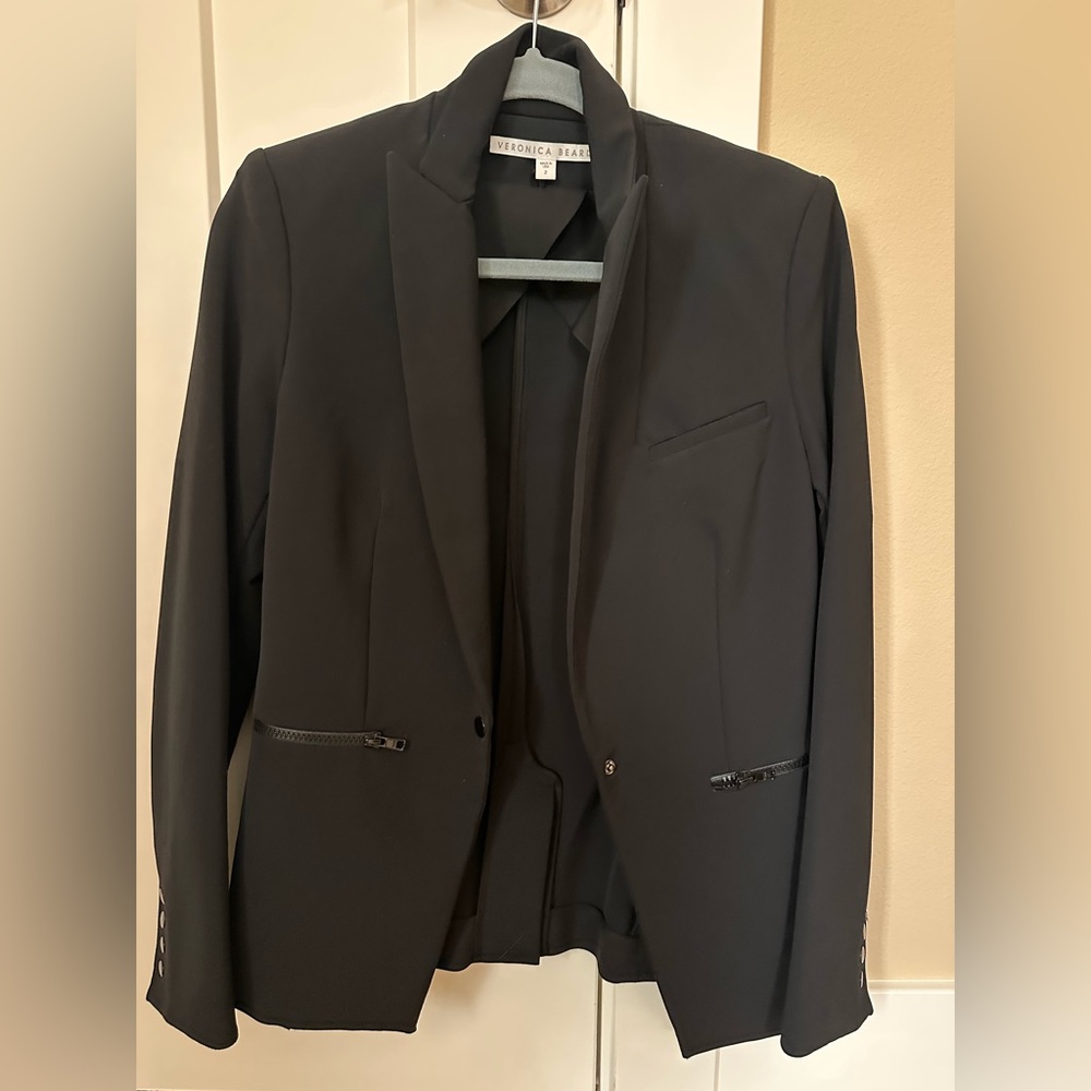Veronica Beard Iconic Scuba Dickey blazer Jacket size 2